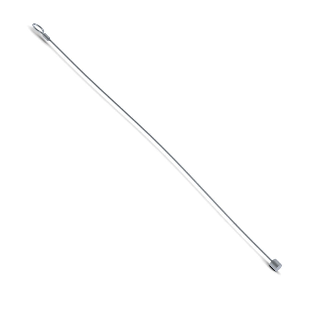 Steel security steel cable with lock for trimless LED channels - Wired4Signs USA - Buy LED lighting online