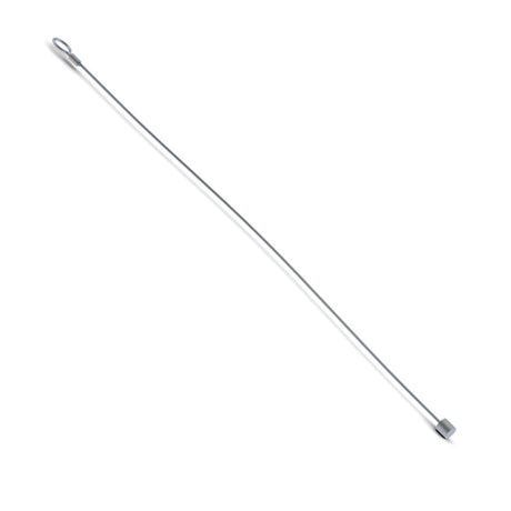 Steel security steel cable with lock for trimless LED channels - Wired4Signs USA - Buy LED lighting online