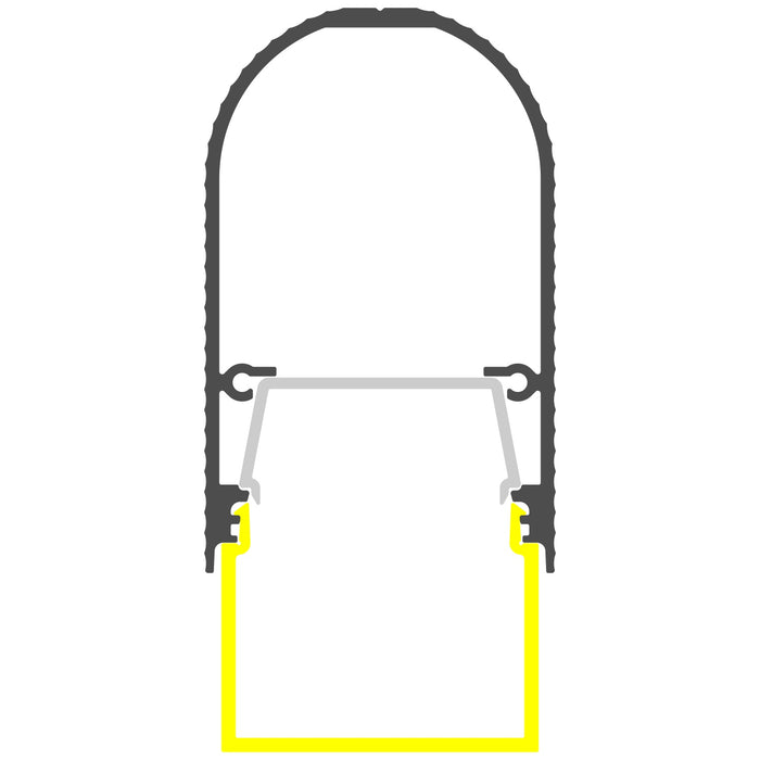 Contemporary Modern Pendant Strip Light Channel | Wired4signs USA