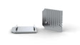 Aluminum end cap for PL35S LED profile w/out cable hole, right - Wired4Signs USA - Buy LED lighting online