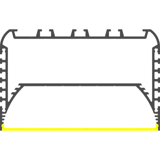 4.45" Surface/Flush or Linear LED suspension Lighting Channel ~ Model PLW116 - Wired4Signs USA - Buy LED lighting online