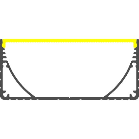 3.15" Surface Mount LED Strip Channel ~ Model PLW80N - Wired4Signs USA - Buy LED lighting online