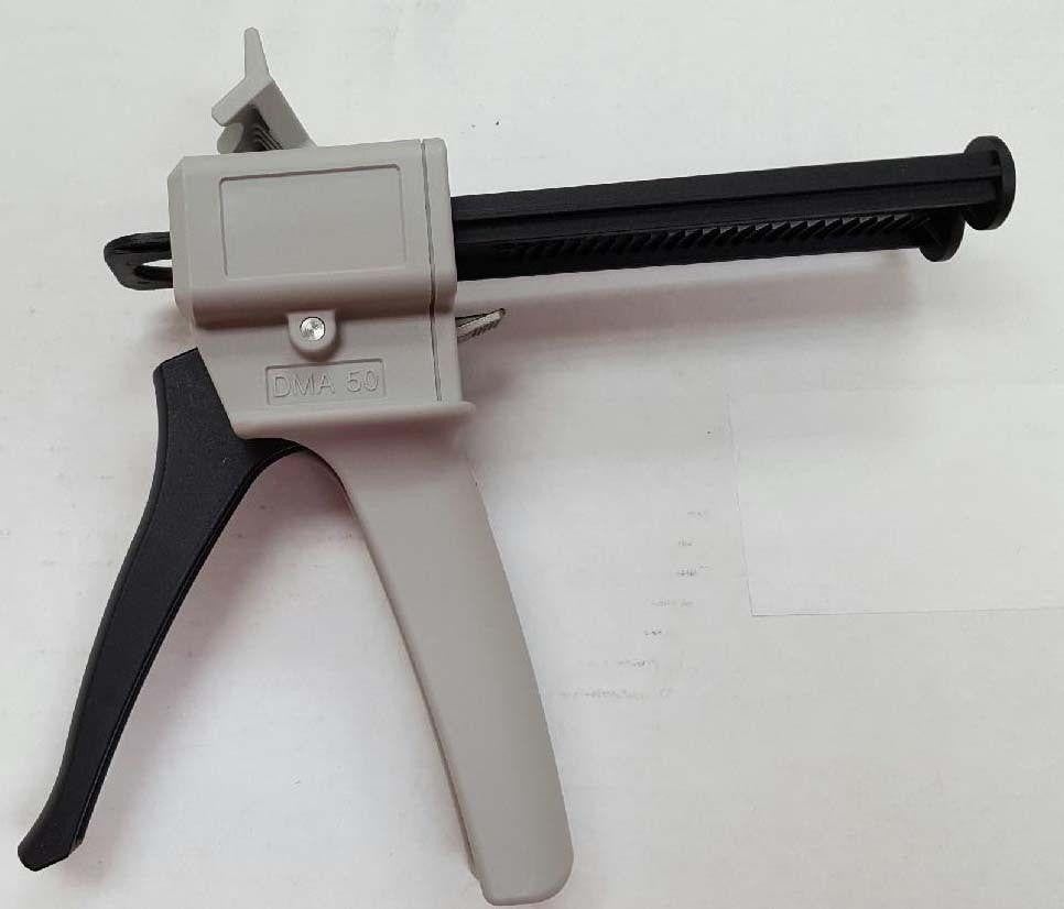 Manual Cartridge Gun for Methacrylate 50ml 1:1 Mix (Rectangular Flange)
