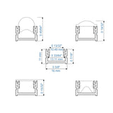 Waterproof LED Channel ~ Model Roma Easy On IP65 - Wired4Signs USA - Buy LED lighting online