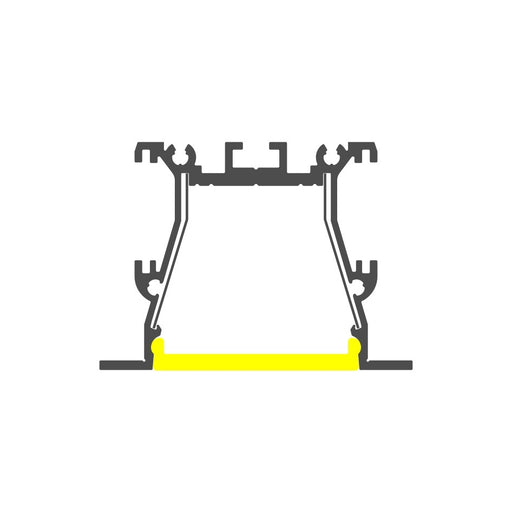 Recess LED Strip Channel ~ Model RPL35-FL [Profile Only] - Wired4Signs USA - Buy LED lighting online
