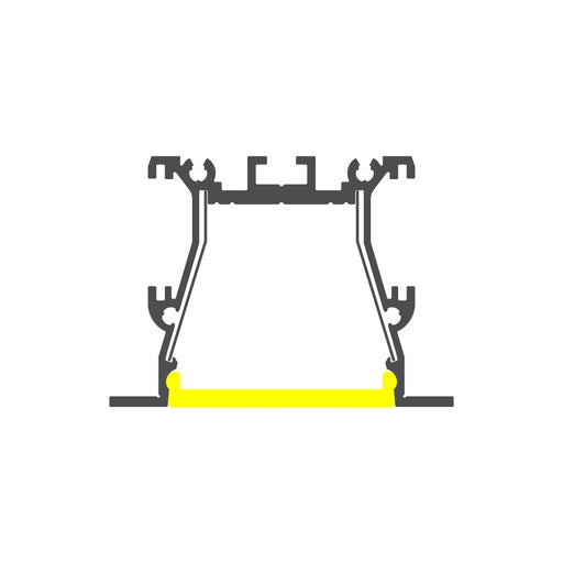 Recess LED Strip Channel ~ Model RPL35-FL [Profile Only] - Wired4Signs USA - Buy LED lighting online