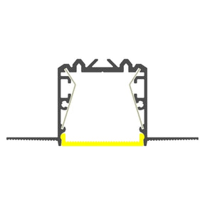 1.38" Plaster-in Trimless Drywall LED Channel ~ Model RPL35US - Wired4Signs USA - Buy LED lighting online