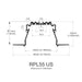 2" Plaster-in Trimless LED Drywall Channel ~ Model RPL55US - Wired4Signs USA - Buy LED lighting online