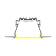 2" Plaster-in Trimless LED Drywall Channel ~ Model RPL55US - Wired4Signs USA - Buy LED lighting online