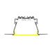 2" Plaster-in Trimless LED Drywall Channel ~ Model RPL55US - Wired4Signs USA - Buy LED lighting online