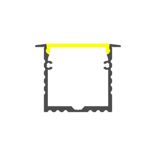Recess LED Strip Channel ~ Model RPLA [Profile Only] - Wired4Signs USA - Buy LED lighting online