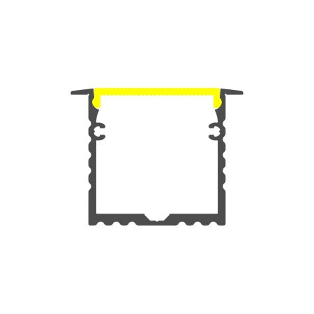 Recess LED Strip Channel ~ Model RPLA [Profile Only] - Wired4Signs USA - Buy LED lighting online