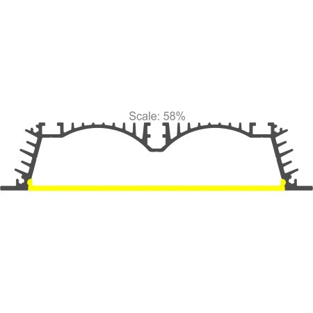 4.5" Large Recessed LED Channel ~ Model RPLW116 - Wired4Signs USA - Buy LED lighting online