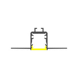 0.59" Plaster-in Trimless Drywall LED Channel ~ Model RSL15 US - Wired4Signs USA - Buy LED lighting online