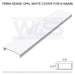 PMMA Dense Opal White cover for A10&A89 - Dif4 (2meter/6.56ft length) - Wired4Signs USA