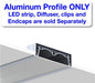 4.5" Large Recessed LED Channel ~ Model RPLW116 - Wired4Signs USA - Buy LED lighting online