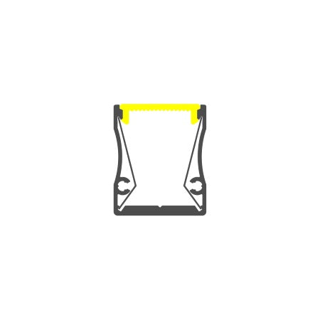 Surface Mount LED Strip Channel ~ Model SLW20-FL [Profile Only] - Wired4Signs USA - Buy LED lighting online