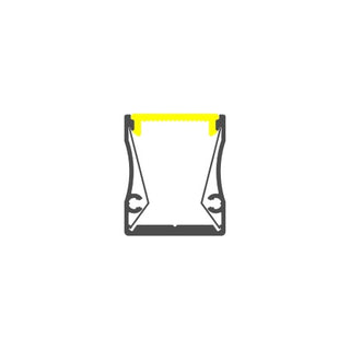 Surface Mount LED Strip Channel ~ Model SLW20-FL [Profile Only] - Wired4Signs USA - Buy LED lighting online