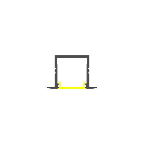 Recessed LED channel