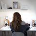 Woman at the desk working using recessed led channels 