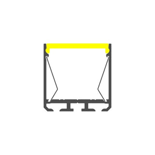 Surface Mount LED Aluminum Channel ~ Model SPL35-FL [Profile Only] - Wired4Signs USA - Buy LED lighting online