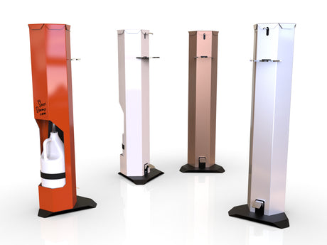 Professional Touch-Free Hand Sanitizer Dispenser ~ SteriStomp Deluxe - Wired4Signs USA - Buy LED lighting online