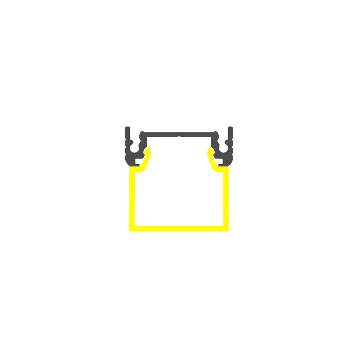 Surface LED Channel With Concealed Mounting ~ Model Surface14 - Wired4Signs USA - Buy LED lighting online