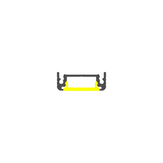 Surface LED Channel With Concealed Mounting ~ Model Surface14 - Wired4Signs USA - Buy LED lighting online