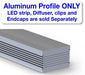 4.45" Surface/Flush or Linear LED suspension Lighting Channel ~ Model PLW116 - Wired4Signs USA - Buy LED lighting online