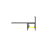 Tiled Stair Nosing LED Channel ~ Model Up-Tile10 - Wired4Signs USA - Buy LED lighting online - tile stair, LED channel, stair thread lighting