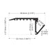 LED Lit Stairs Channel ~ Model Up-Bold12 - Wired4Signs USA - Buy LED lighting online
