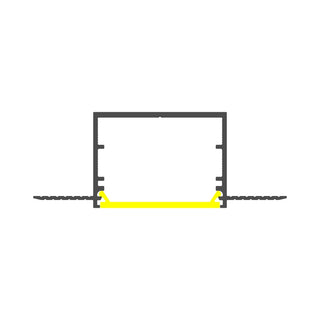 1.3" Deep-Section Plaster-in Drywall LED Channel ~ Model Vario30-05 - Wired4Signs USA - Buy LED lighting online