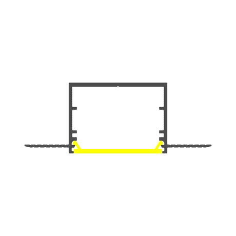 1.3" Deep-Section Plaster-in Drywall LED Channel ~ Model Vario30-05 - Wired4Signs USA - Buy LED lighting online