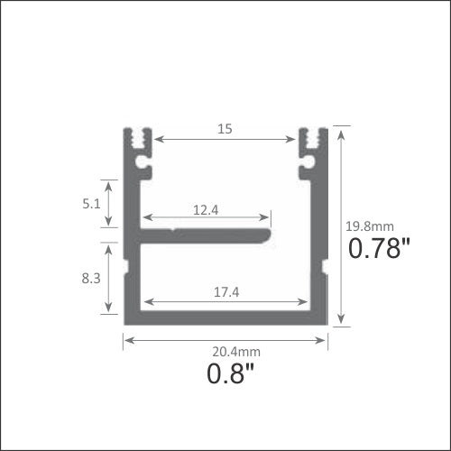 Waterproof LED Channel ~ Model Versalles - Wired4Signs USA - Buy LED lighting online