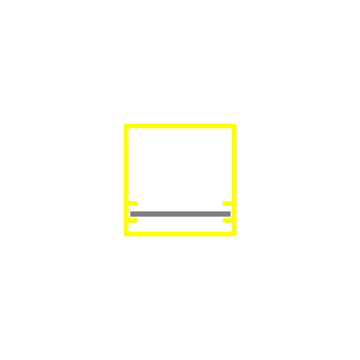 Square Polycarbonate LED Diffuser Square Tube ~ Model Visby - Wired4Signs USA - Buy LED lighting online