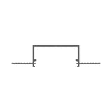1.3" Shallow-Section Plaster-in Drywall LED Channel ~ Model Vario30-04 - Wired4Signs USA - Buy LED lighting online
