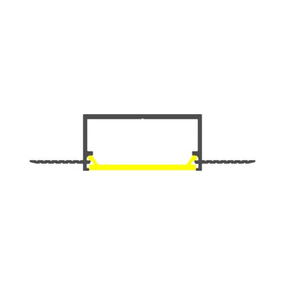 1.3" Shallow-Section Plaster-in Drywall LED Channel ~ Model Vario30-04 - Wired4Signs USA - Buy LED lighting online