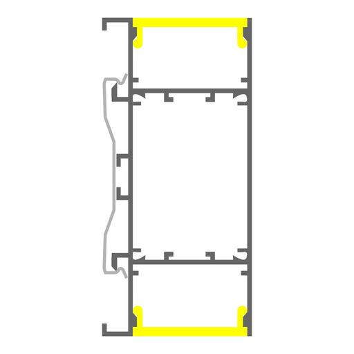 Up & Down Wall Feature Lighting LED Profile ~ Model Washington - Wired4Signs USA - Buy LED lighting online