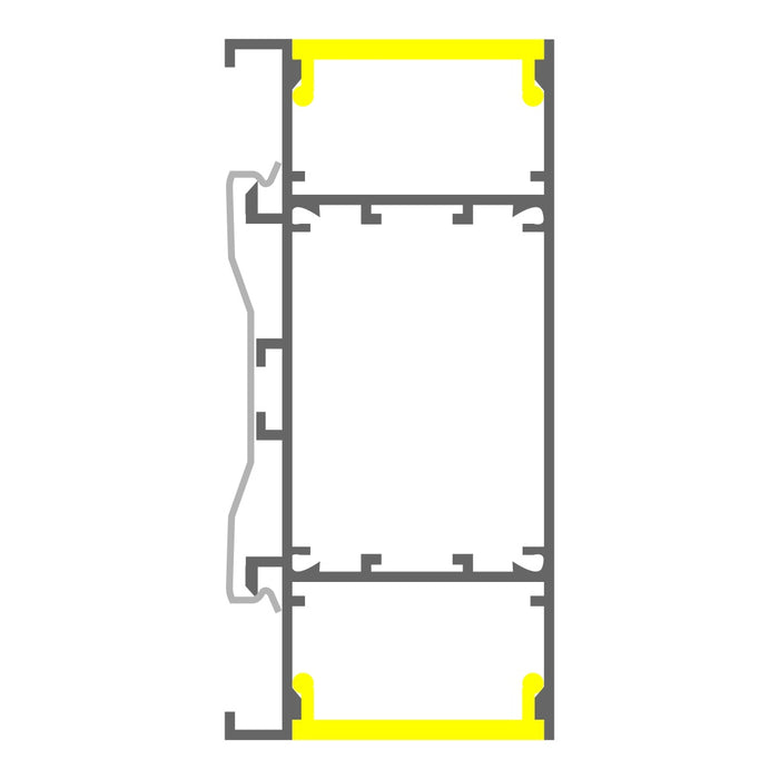 Up & Down Wall Feature Lighting LED Profile ~ Model Washington - Wired4Signs USA - Buy LED lighting online