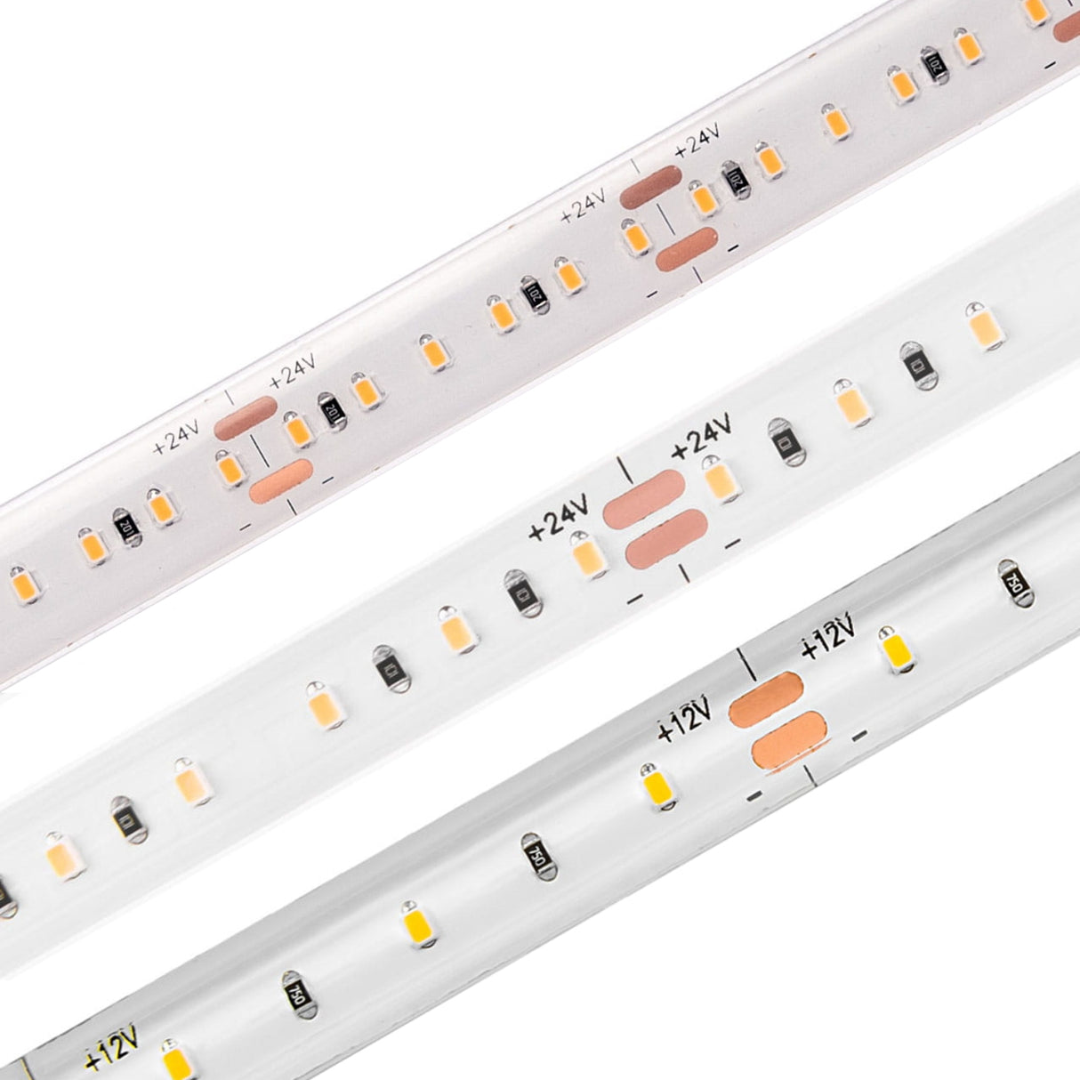 White High CRI IP68 Waterproof LED Strip (24V) ~ White Iris Series - Wired4Signs USA - Buy LED lighting online