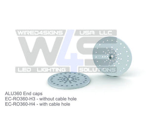 Endcap for 360 Degree suspended LED Channel - ALU360 - Wired4Signs USA - Buy LED lighting online