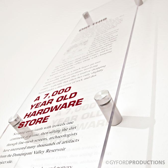 Gyford 1"D x 2"L Through-hole Standoff Kit ~ Gyford Standoffs - Wired4Signs USA - Buy LED lighting online