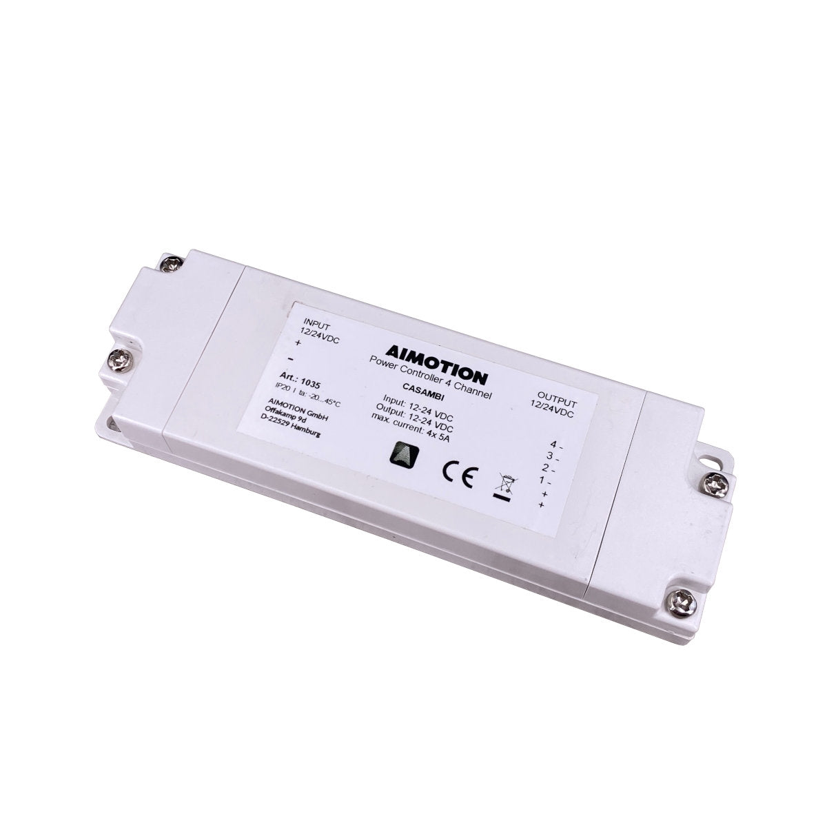 High Power 4-Channel LED Dimmer and RGBW Controller
