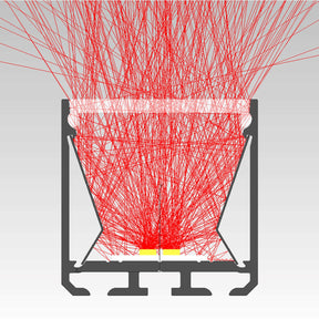 Light Reflector 25mm Vega95 for SPL35-FL, RSLW20-FL, SLW20-FL and RPL35-US - Wired4Signs USA - Buy LED lighting online