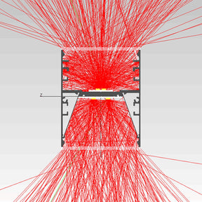 Light Reflector 32mm Vega95 for DPL55-FL, DPL70-FL, PL55-FL, PLW70-FL, RPL55US, RPL70US and RPLW80FL - Wired4Signs USA - Buy LED lighting online