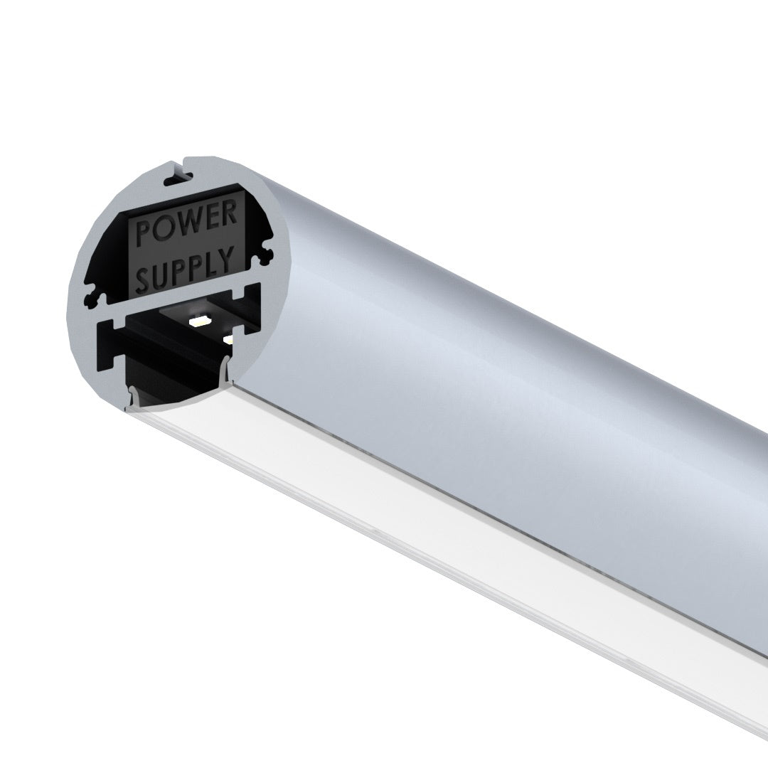 Round LED Linear Pendant ~ Model Alu-Round 38 - Wired4Signs USA - Buy LED lighting online