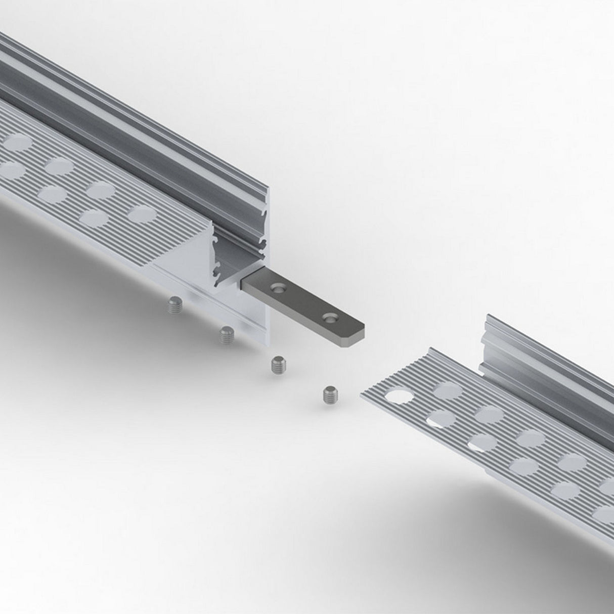 Plaster-in Ceiling Perimeter Lighting Channel ~ Model Alu-Ceiling US - Wired4Signs USA - Buy LED lighting online