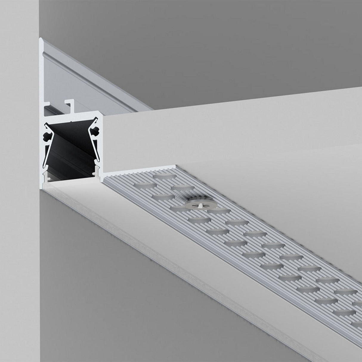 Plaster-in Ceiling Perimeter Lighting Channel ~ Model Alu-Ceiling US - Wired4Signs USA - Buy LED lighting online