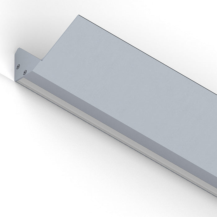 Wall Mounted Aluminum Profile For Indirect Light Upwards