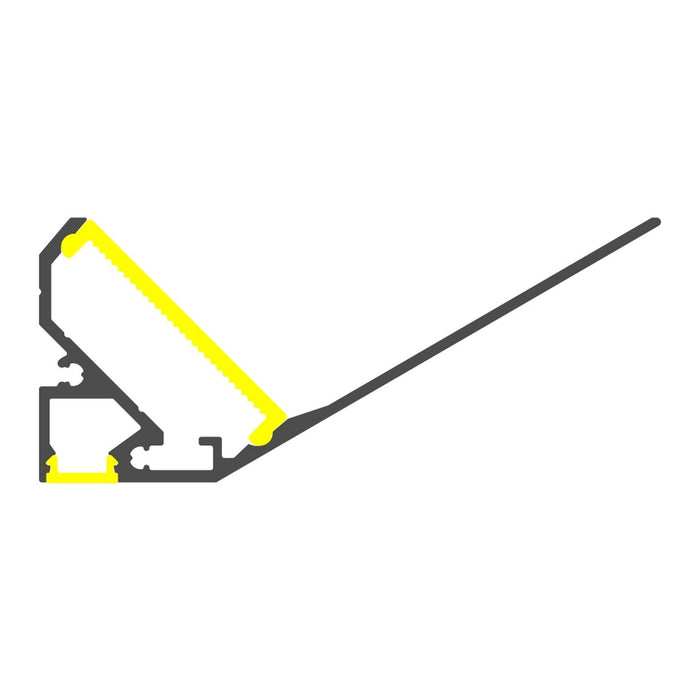 Up and Down Cove Lighting Molding Profile ~ Model Alu-Ceiling Washer - Wired4Signs USA - Buy LED lighting online